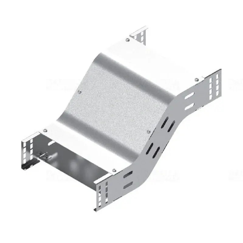 BAKS OPNNJ100H60 Kábeltálca kitérő idom 60x100mm függőleges, fedéllel 130935 Akció