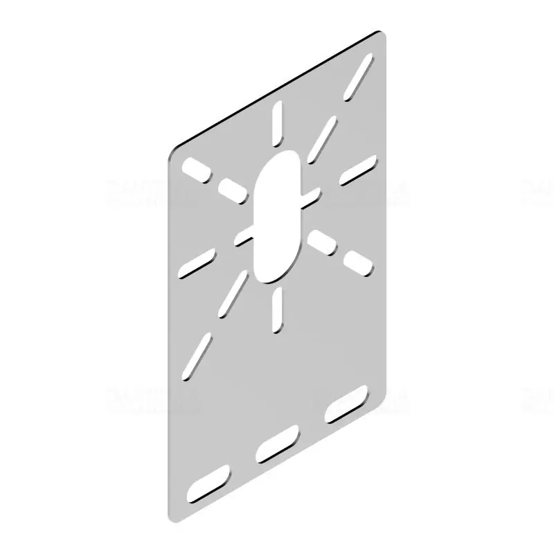 BAKS BP kábeltálca szerelőlemez dobozokhoz 110x140mm lapos 100200 Gyors szállítás