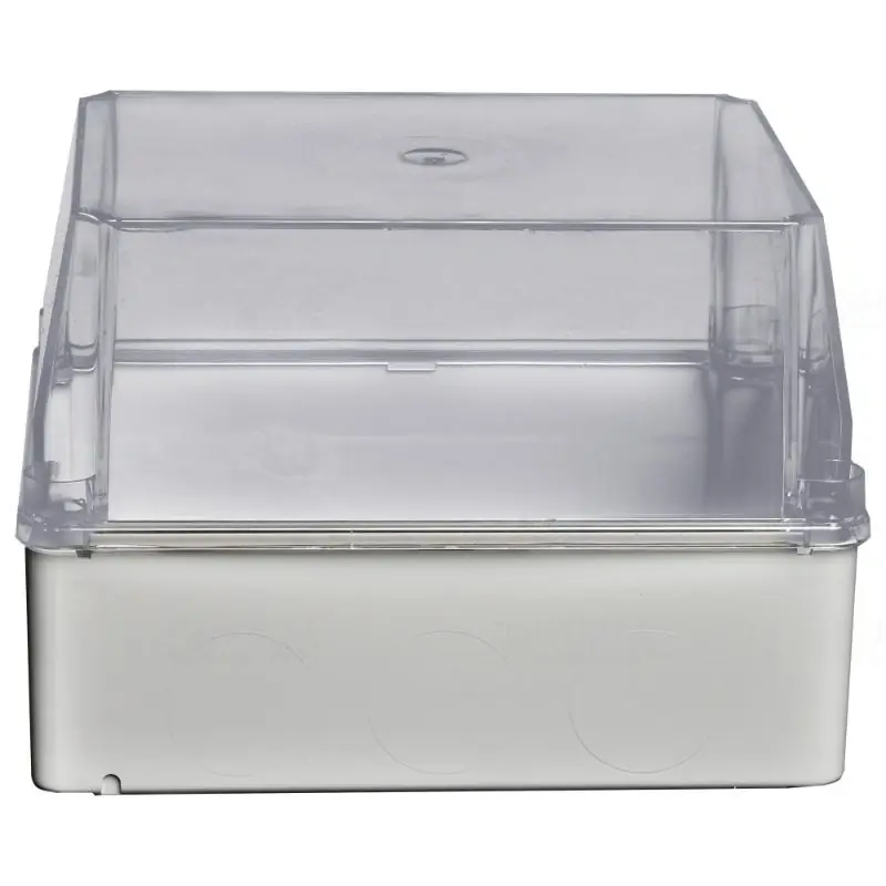 Műanyag kötődoboz 220x170x150mm átlátszó magasított fedéllel, IP55 1SL0882A00 ABB Expressz szállítás