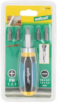 Wolfcraft csavarhúzó klt racsnis 1237000 Újdonság