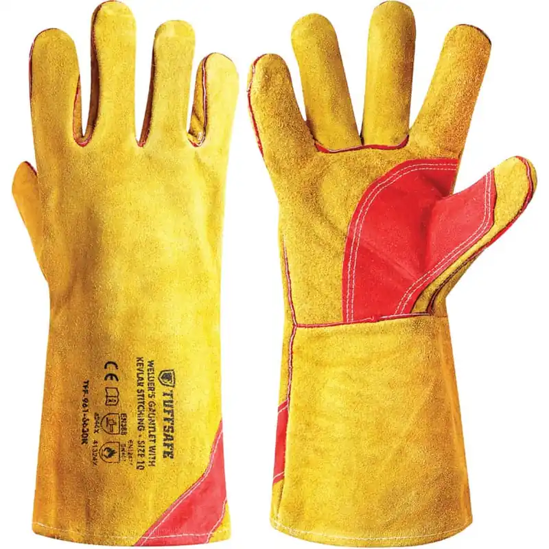 Korlátozott ajánlat NAGY TEHERBÍRÁSÚ, KEVLAR VARRÁSÚHEGESZTŐKESZTYŰ