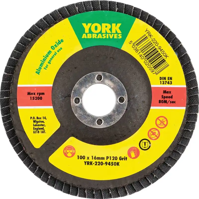 100X16MM AL-OX LAMELLÁS CSISZOLÓTÁRCSA ÜVEGSZÁLAS TÁNYÉRON P120 Újdonság