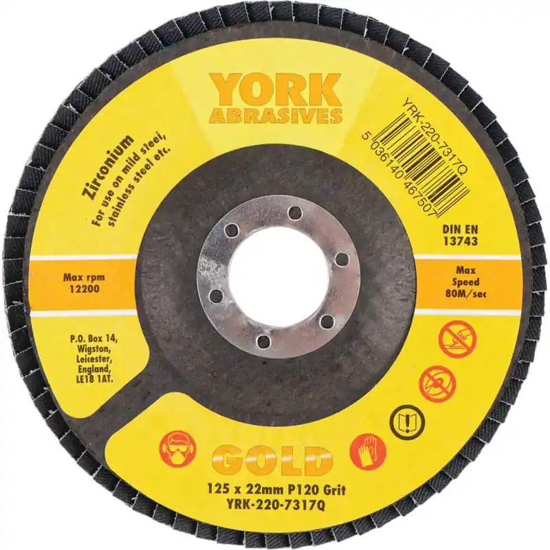 125X22MM CIRKÓNIUM LAMELLÁS CSISZOLÓTÁRCSA ÜVEGSZÁLAS TÁNYÉRON P120 Alacsony ár