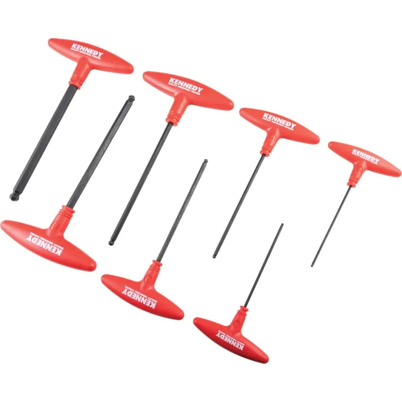 Utolsó esély METRIKUS T-NYELŰ GÖMBVÉGŰ HATSZÖGKULCS KÉSZLET (7 DB-OS)