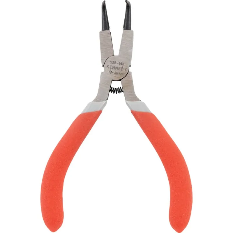 Újdonság 255MM/10" HAJLÍTOTT CSŐRŰ BELSŐ SEEGER-GYŰRŰ FOGÓ