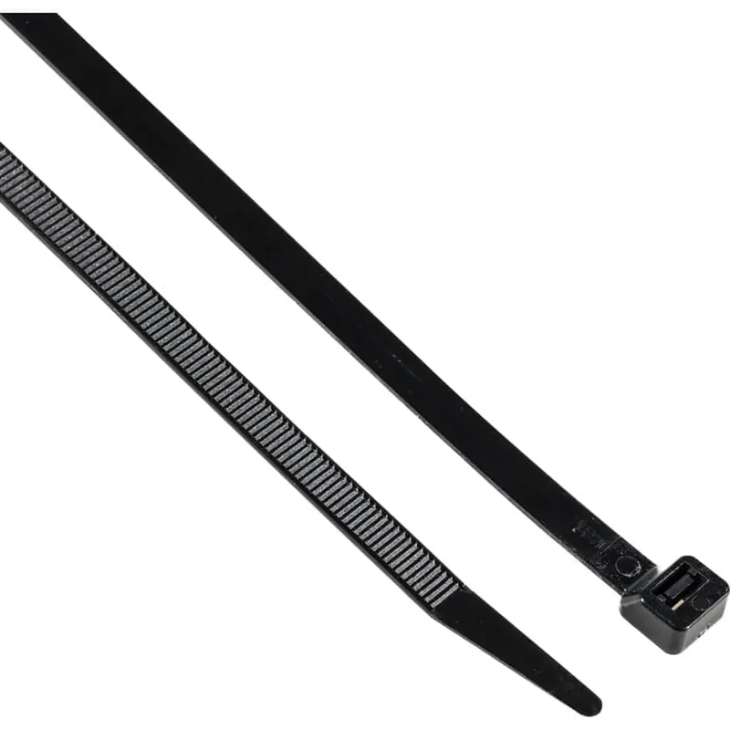 FEKETE KÁBELKÖTEGELŐ 7.6X200MM (PK-100) Pénzvisszafizetés