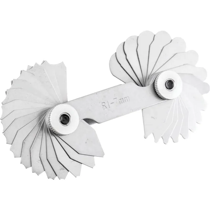 34 PENGÉS RÁDIUSZSABLON 1.0-7.0MM Alacsony ár