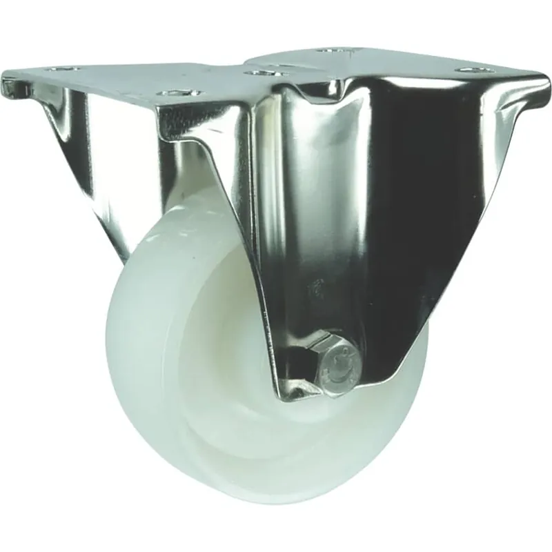 Kiárusítás ROZSDAMENTES ACÉLGÖRGŐ NEJLONABRONCCSAL – GÖRGŐS CSAPÁGYAS 100MM